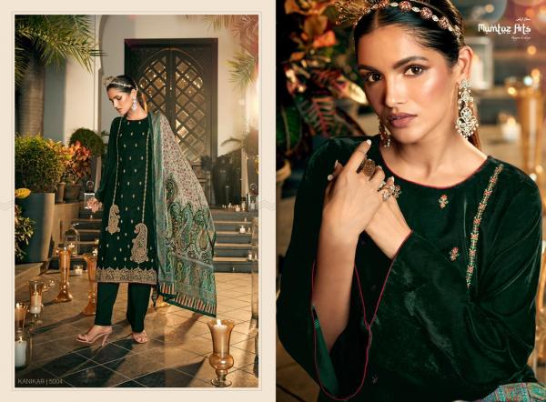 Mumtaz Kanikar Collection Embroidery Velvet Wear Salwar Suits